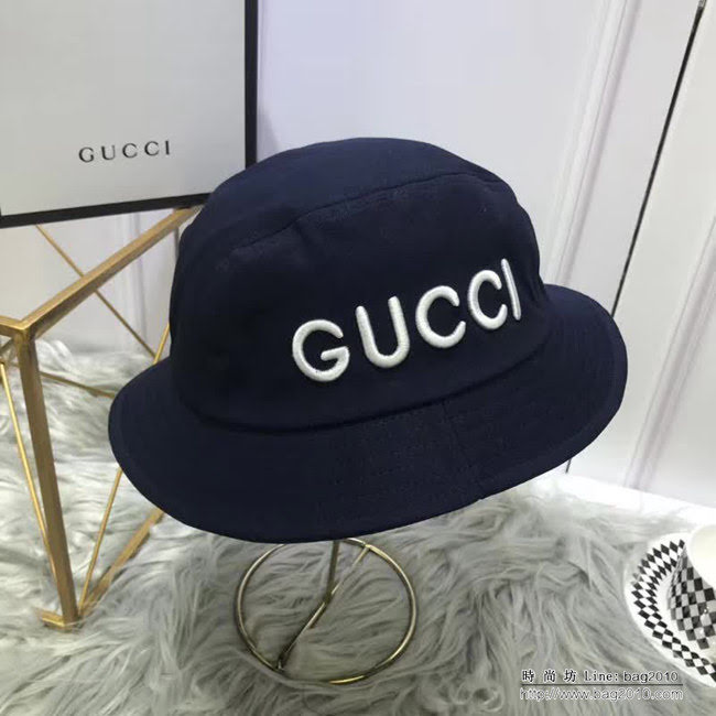 GUCCI古馳 專櫃同步 新品經典 隨意折疊漁夫帽 LLWJ6867